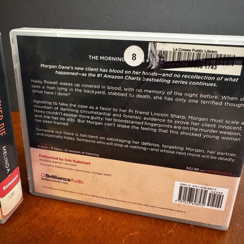 Lot: 2 Melinda Leigh Audio Book CD Secrets Never Die What I’ve Done Romance gallery