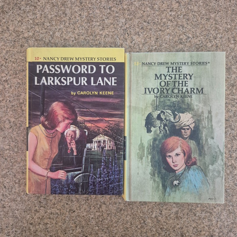 Carolyn Keene NANCY DREW Lot of 15 Vintage Yellow Matte Hardcovers - HC GC gallery