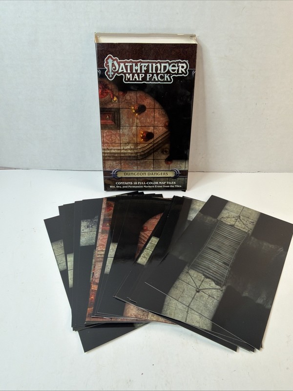 Pathfinder Map Pack Lot: Dungeon Dangers & Ruined Village gallery