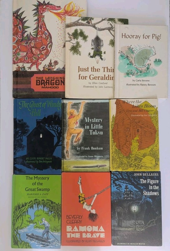 Lot 9 Vintage Weekly Reader Children’s Book Club HC Books 1960’s & 70’s