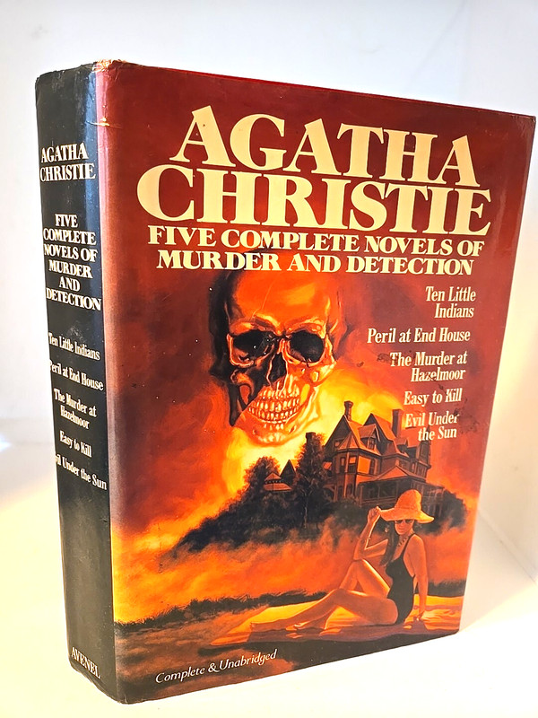 Agatha Christie Five Complete Novels HC 1986 Hercule Poirot