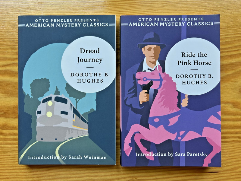 Dorothy B. Hughes PB Lot of 2: Dread Journey & Ride the Pink Horse – Like New