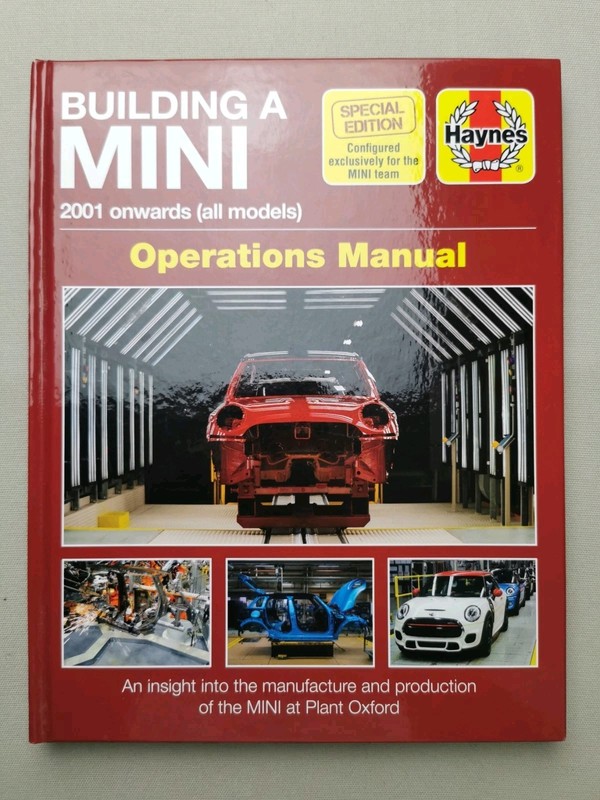 HAYNES MINI PLANT OXFORD Building A Mini 2001 Operations Manual SPECIAL EDITION