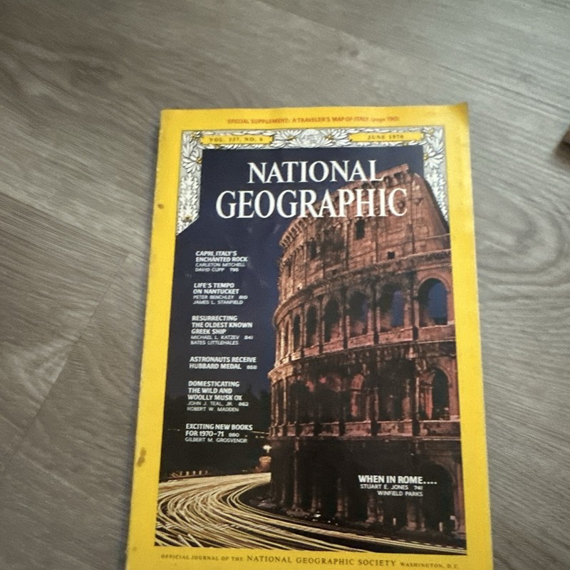 National Geographic Magazine Lot Of 6 Issues 1970 May Jun Jul Oct Nov Vol 138 gallery