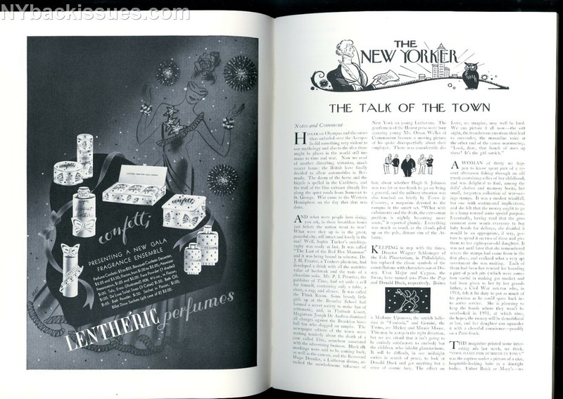 New Yorker magazine May 10 1941 A J Liebling The Jollity Building Joel Sayre NM gallery