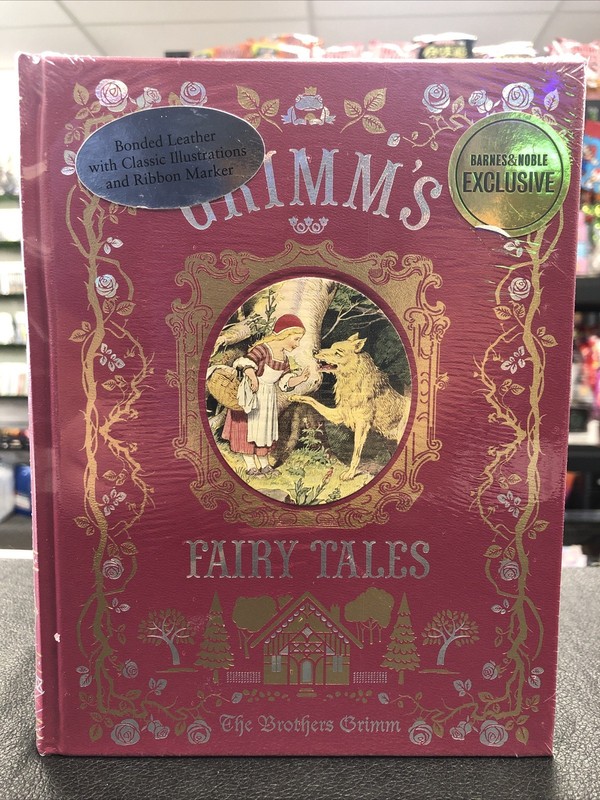 J4 BROTHERS GRIMMS FAIRY TALES B&N Exclusive Bonded Leather – Hardcover Book