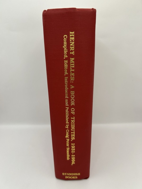 HENRY MILLER: A BOOK OF TRIBUTES, 1931-1994, Craig Standish, Limited Series gallery