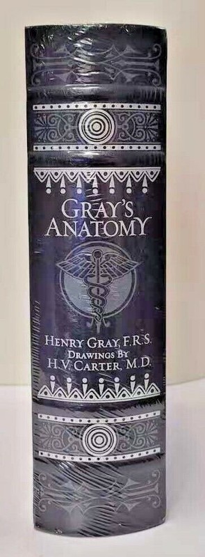Collectible GRAY'S ANATOMY Leather Bound by Henry Gray Illustrated-SEALED NEW gallery