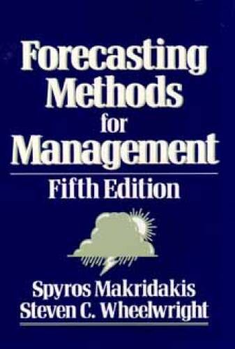 Forecasting Methods for Management – Hardcover – VERY GOOD