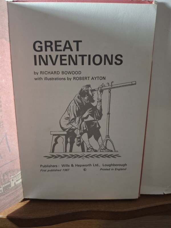 Ladybird Book, Great Inventions, Series 601 Achievements 18p net gallery