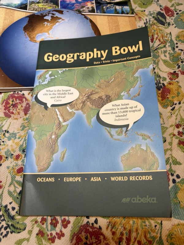 Abeka Geography Studies and Projects of the Western Hemisphere Teacher Key Bowl gallery