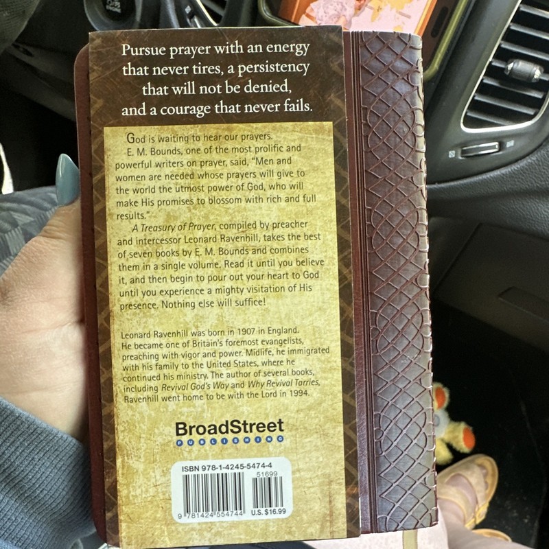 E. M. Bounds A Treasury of Prayer Leather Bound 2017 Compiled by Ravenhill gallery