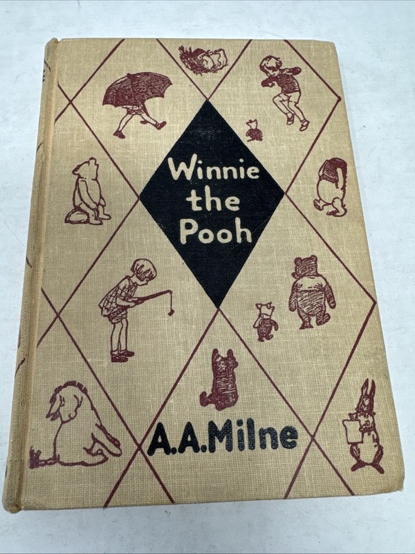 WINNIE-THE-POOH 1950 Revised Edition Cloth Cover A.A. Milne