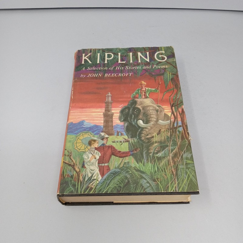 Kipling: A Selection of His Stories and Poems Volume I 1956 BCE HC John Beecroft