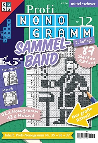 Conceptis Puzzl Profi-Nonogramm 3er-Band Nr. 12: Rätsel (Paperback) (UK IMPORT)