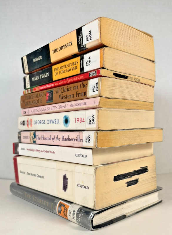 Classic Novels through Time 10 Paperbacks /Hardcover 7th Century BCE to Mid 20th gallery