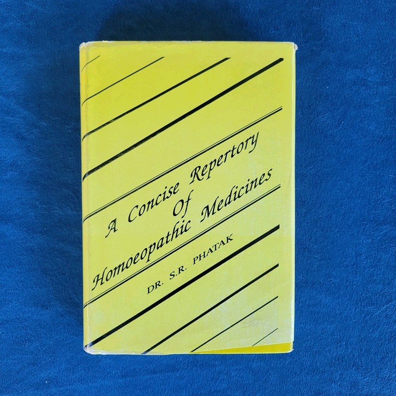 A CONCISE REPERTORY OF HOMOEPATHIC MEDICINES ; PUBLISHED IN INDIA ; 410 PAGES