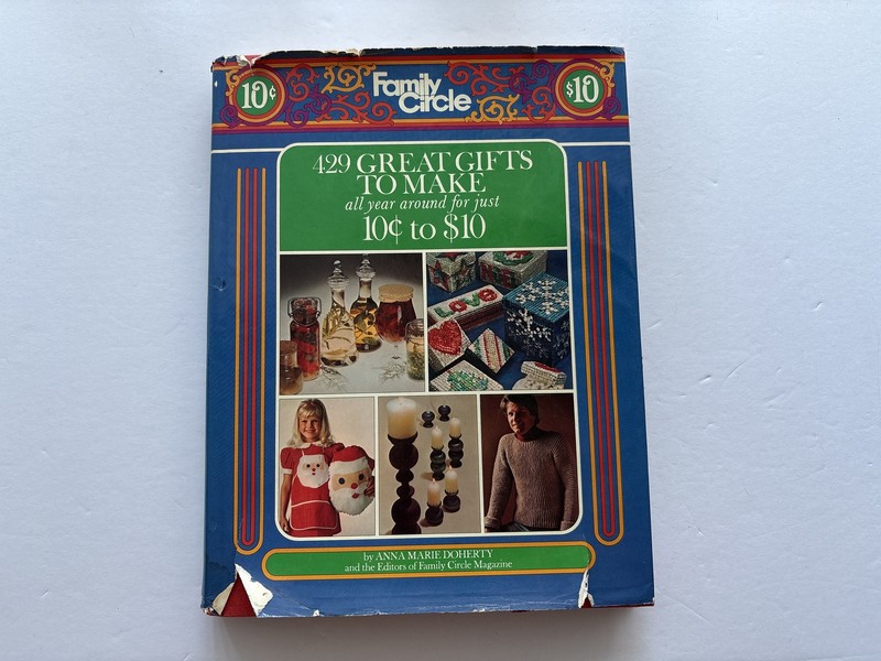 Vintage 70s Craft Book, 429 Great Gifts to Make, Anna Marie Doherty, HB, Good