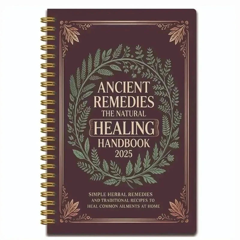 ANCIENT REMEDIES THE NATURAL HEALING HANDBOOK SPIRAL-BOUND GUIDE Notebook