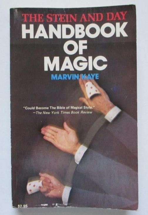 The Stein and Day Handbook of Magic by Marvin Kaye (1975, P.B. Book) 1st Edition