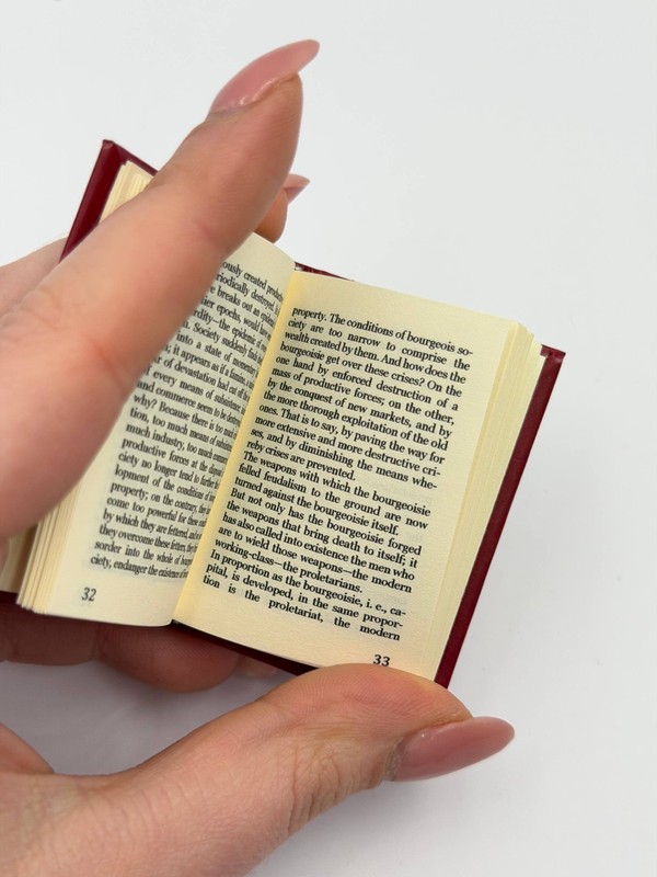 MINIATURE BOOK The Communist Manifesto by Karl Marx and Frederick Engels gallery