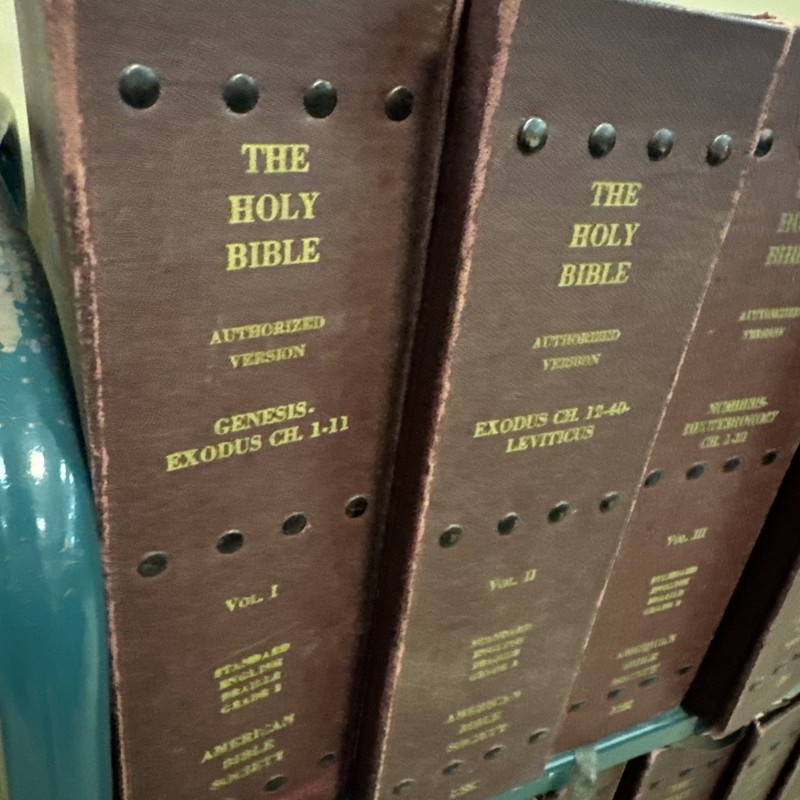 King James Version Braille Bible Complete Set 1-18 Standard English Braille gallery
