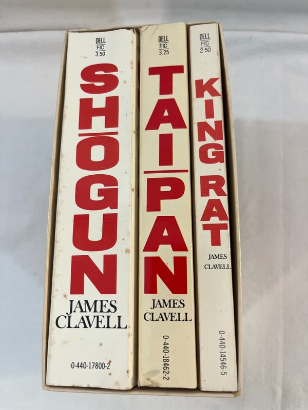 James Clavell PPB Set Hos Three Epic Novels Shogun + Tai Pan + King Rat