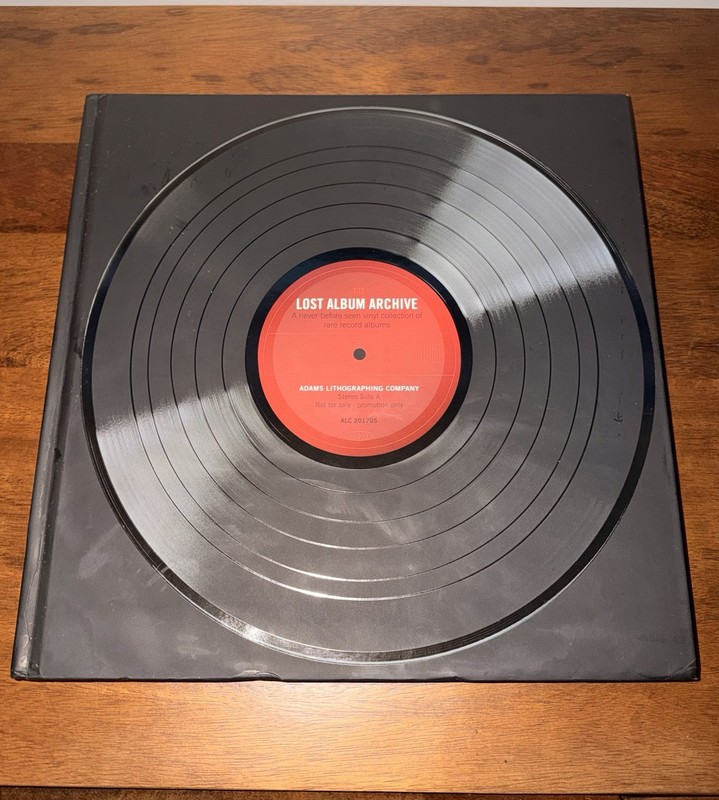 The Lost Album Archive Adams Lithographing Hardcover Vinyl Record Art Book LE500