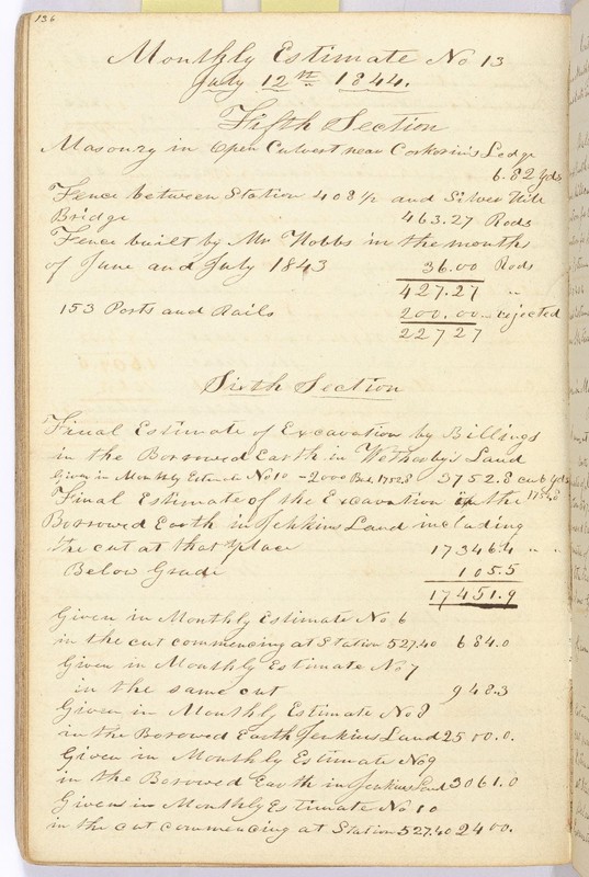 William Plummer CROCKER / Two Volumes of Manuscript Surveys conducted gallery