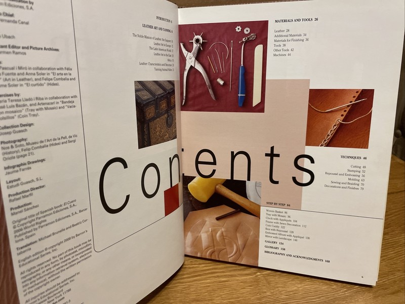 BARRON'S The Art and Craft of Leather (2006) Hardcover gallery