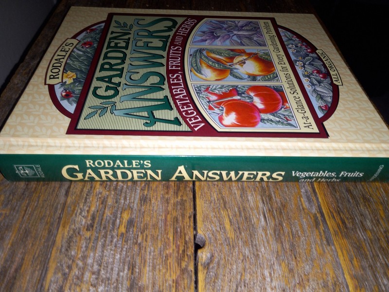 New Vintage Rodale's Garden Answers: Vegetables Fruits & Herbs All Organic Book gallery