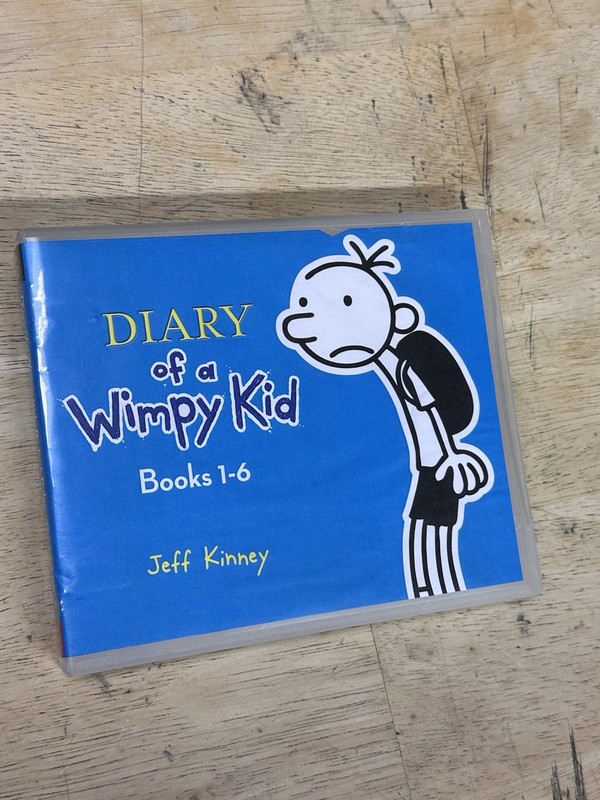 Diary Of A Wimpy Kid Books 1 To 6 Jeff Kinney Audiobook CD Collection MP3 Audio