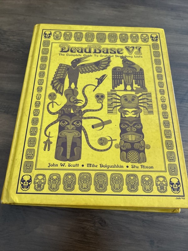 Grateful Dead DeadBase VI Book Dead Base 6 Six 1992 Ed Signed and numbered