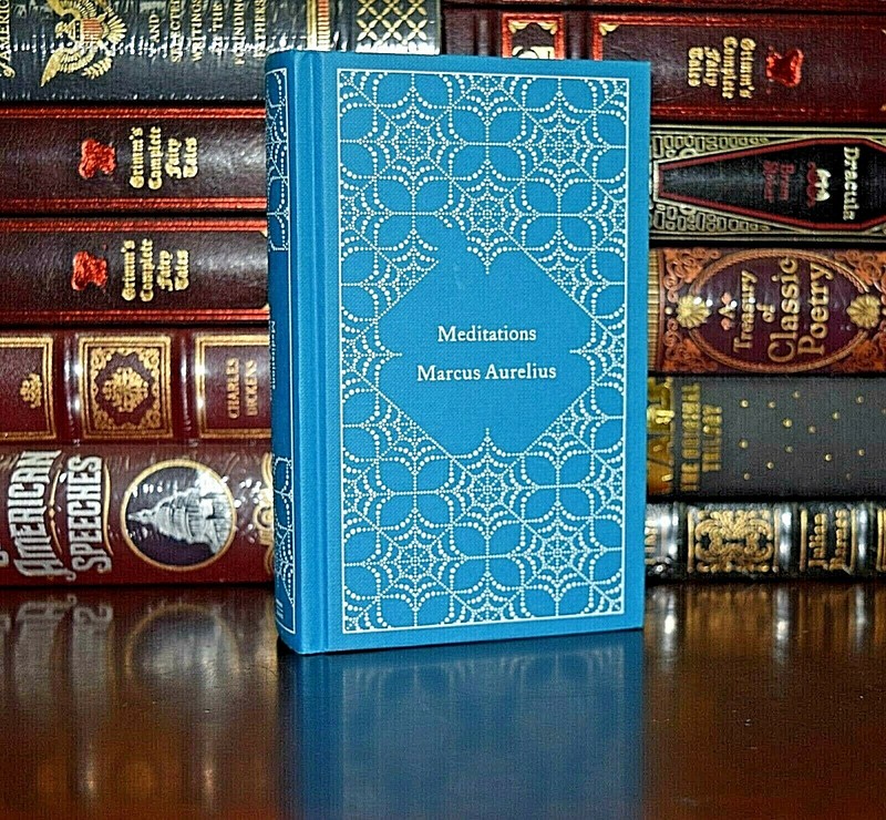 Meditations by Marcus Aurelius w/ Ribbon Marker Brand New Hardcover Gift Edition
