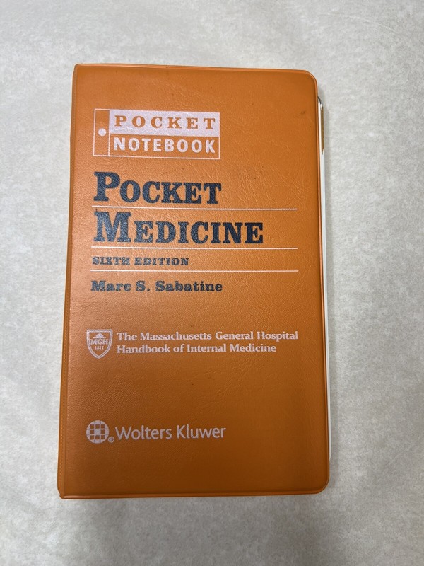 Pocket Medicine Sixth Edition Marc S. Sabatine (2016, Ringbound) Ships Fast!