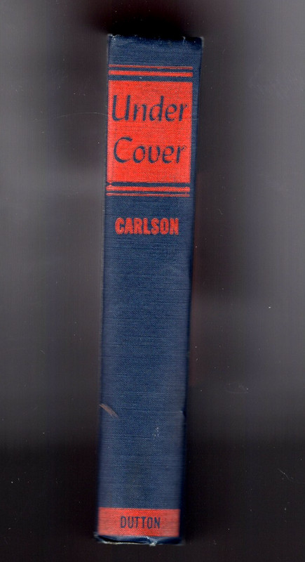 Under Cover By John Roy Carlson 1943 First Edition Seventh Printing very good gallery