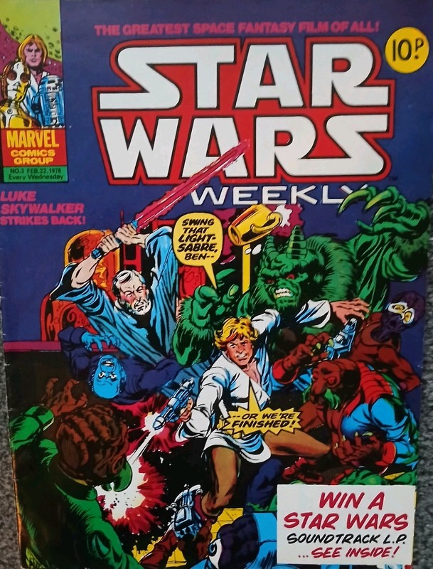 Star Wars Weekly Comic No. 3 February 22nd 1978 Complete VERY Rare Mint bargain!