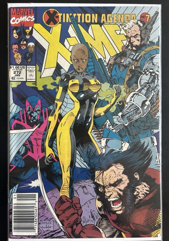 Uncanny X-Men (Vol 1) #272, Jan 91, X-Tinction Agenda – Pt 7, Newsstand Edition