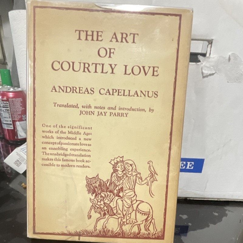 The Art of Courtly Love Andreas Capellanus Medieval Hardcover Frederick Ungar