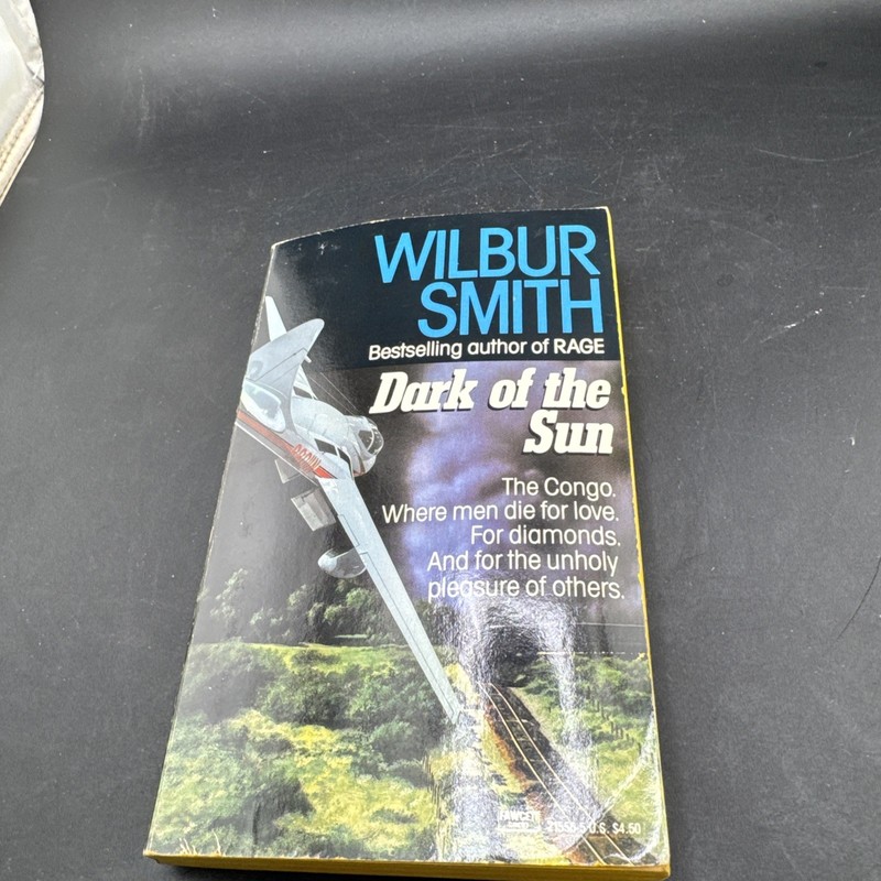 Dark of the Sun Wilbur Smith Paperback Vintage Adventure Novel Fawcett