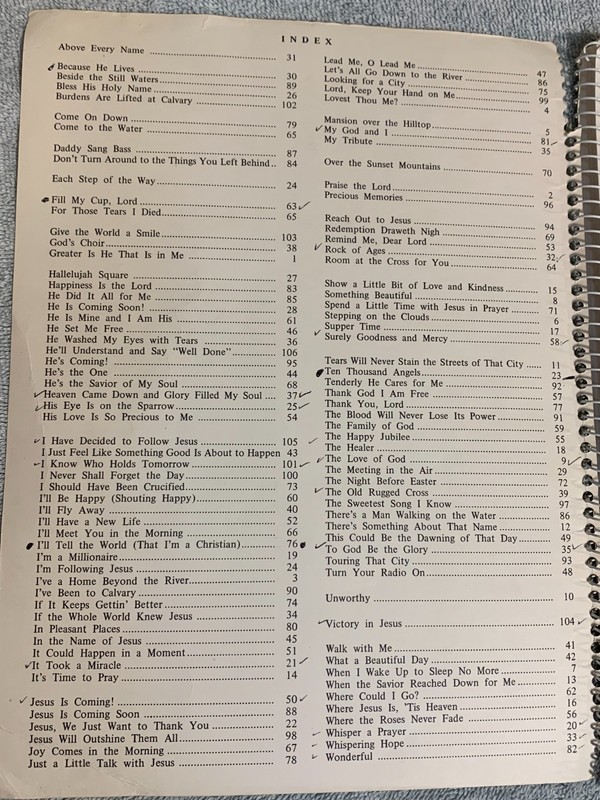 Stamps-Baxter 101 Great Gospel Favorites (1976 Round Note Edition) gallery