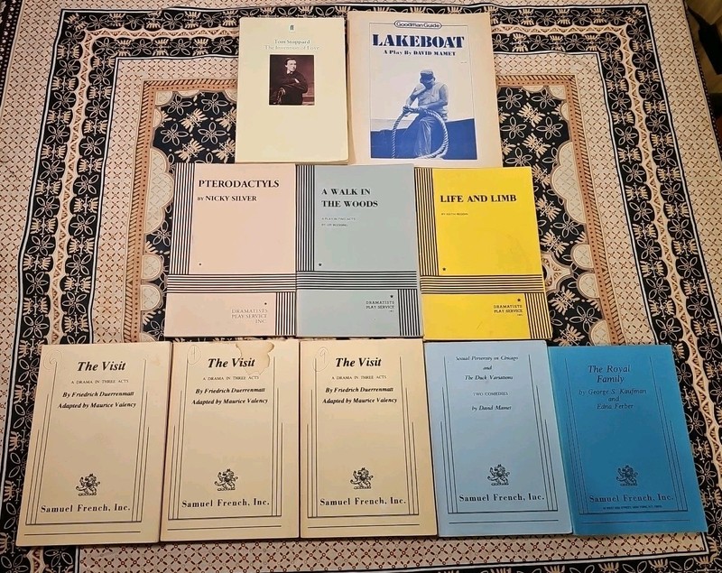10 x SCRIPT PB Samuel French/Dramatists Play Service LAKEBOAT Invention Of Love