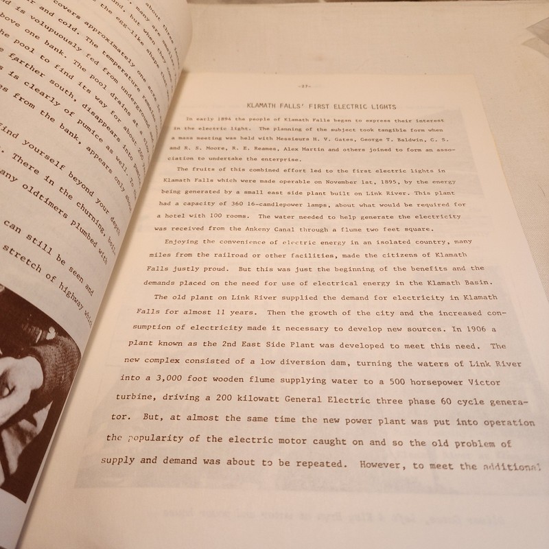 Vtg Klamath County Museum Research Paper No. 8 Pages From The Past By Harry Drew gallery