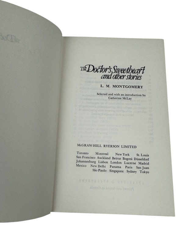 The Doctor's Sweetheart and Other Stories L.M. Montgomery 1979 Short Stories HC gallery