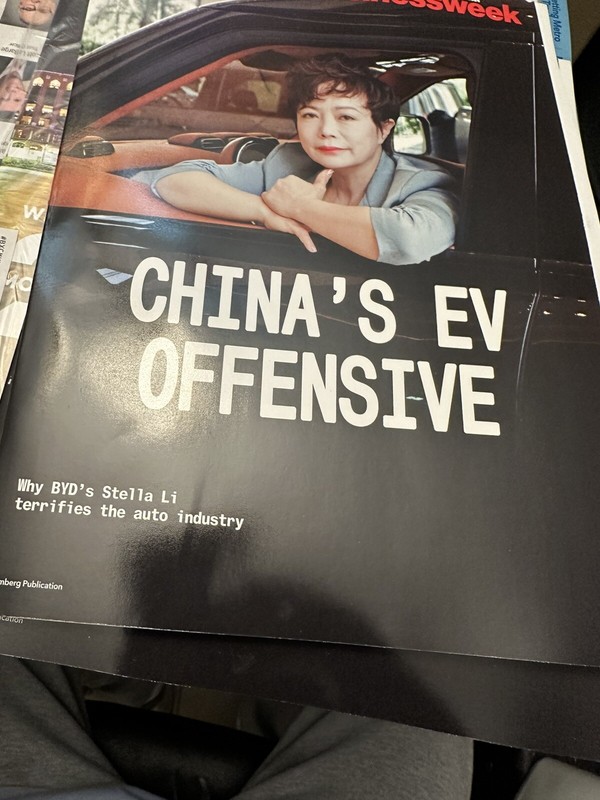 New Bloomberg Business Week Magazine CHINESE EV OFFENSIVE OCTOBER 22, 2024 Issue