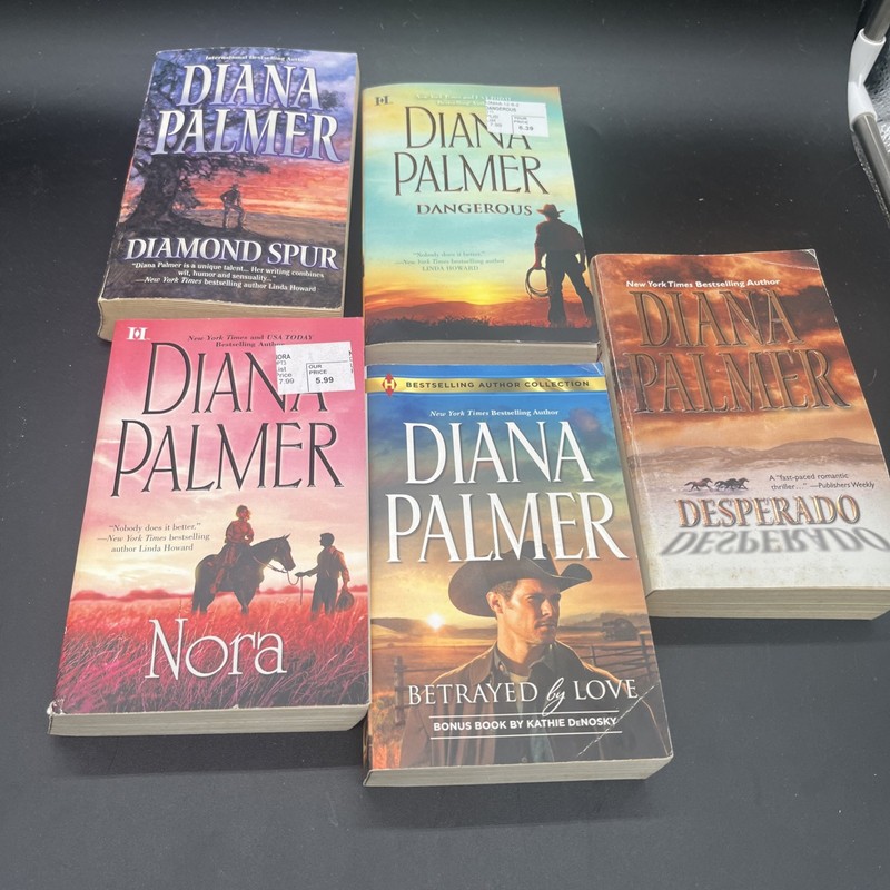 Wyoming Men Western Romance Lot of 5 Paperback Books by Diana Palmer Novels Spur gallery