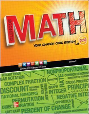 Glencoe Math, Course 2, Vol. 1, Your Common – 0076615294, paperback, McGraw Hill