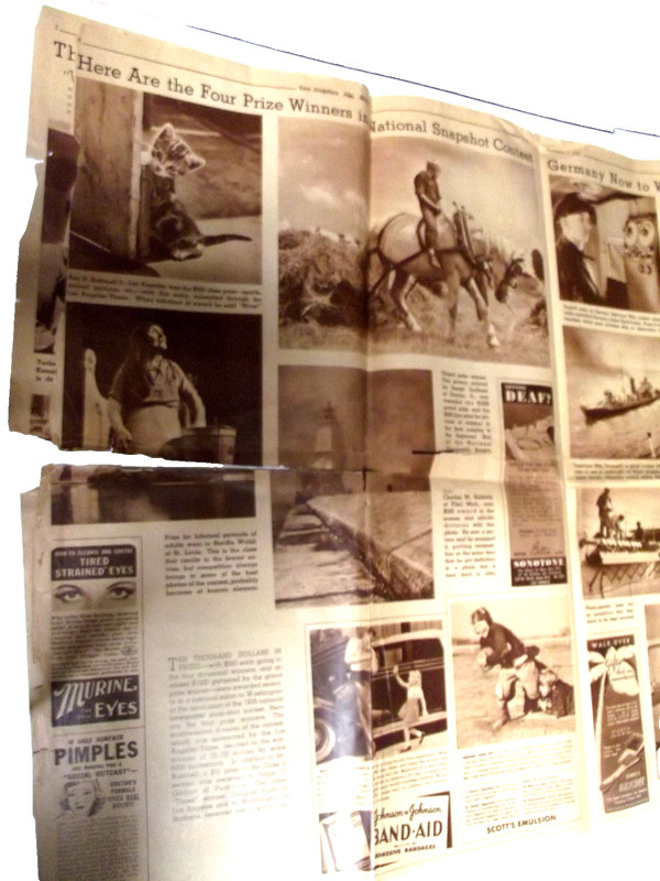 Bad RARE 11/5/1939 L.A. Times Rotogravure Insert 21st Anno '18 Armistice WWII C gallery