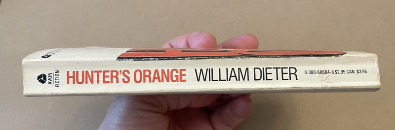 1984 Hunter's Orange William Dieter Fiction Mass Market Paperback Avon Books gallery