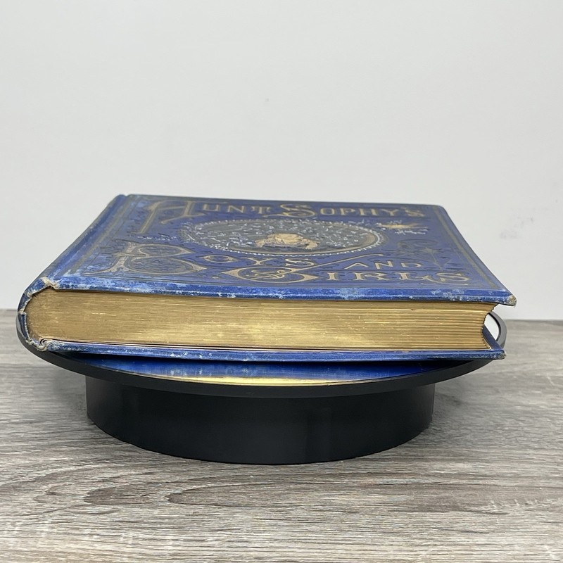 Antique 1879 Aunt Sophy Boys Girls D.P. Sanford - Victorian Gold Gilded Book gallery
